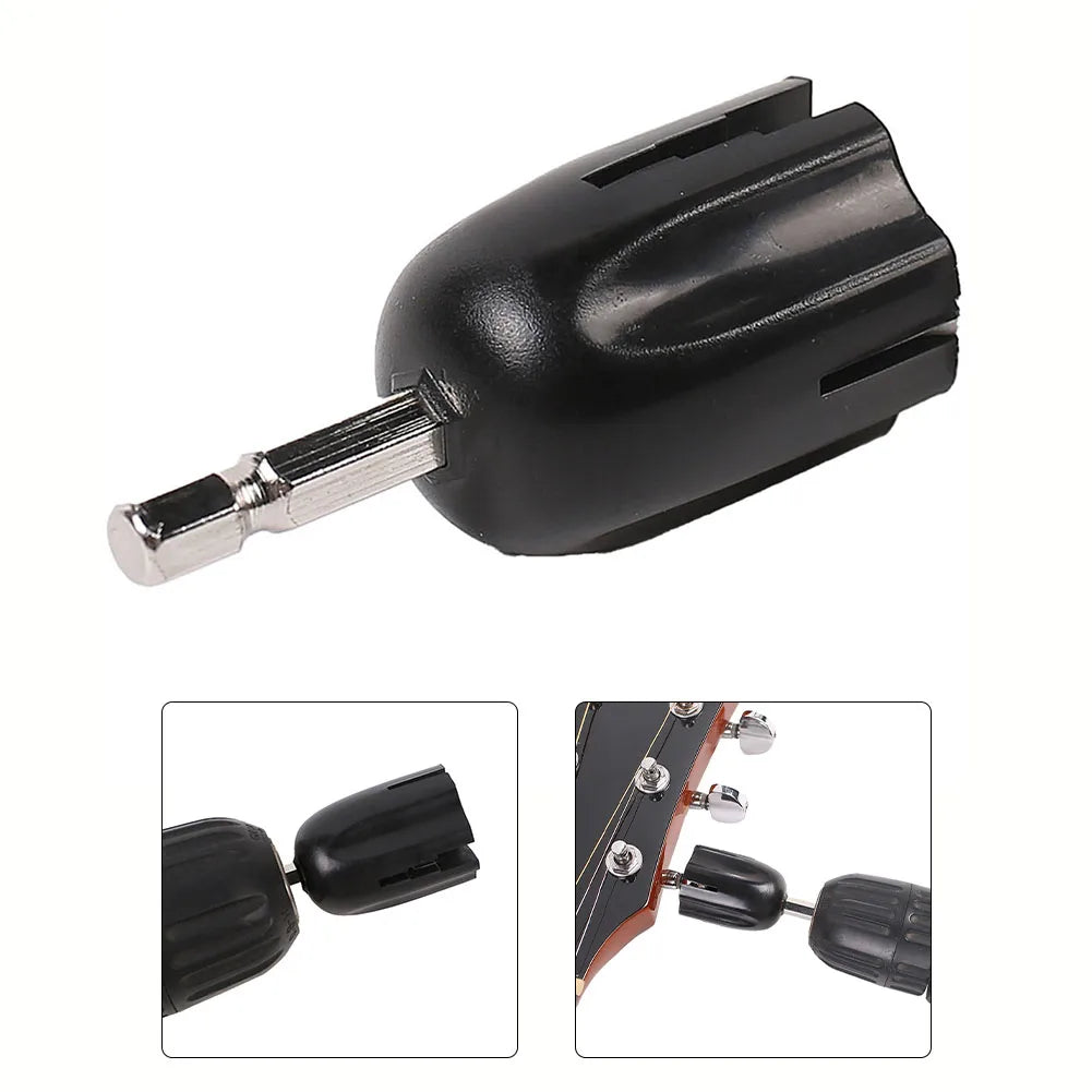Guitar String Winder Head Tools For Electric Acoustic Guitar Bass String Hexagonal Diameter 6mm Stringed Guitar Parts Oasis Select