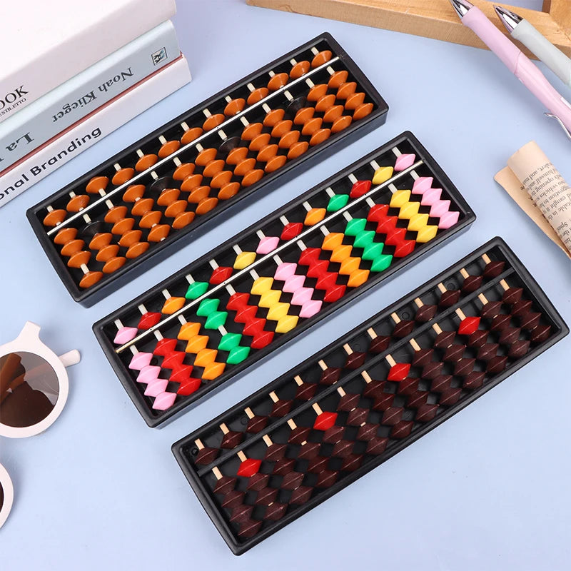 Math Learning Tool For Children Portable Chinese 13 Digits Column Abacus Arithmetic Soroban Calculating Counting Oasis Select