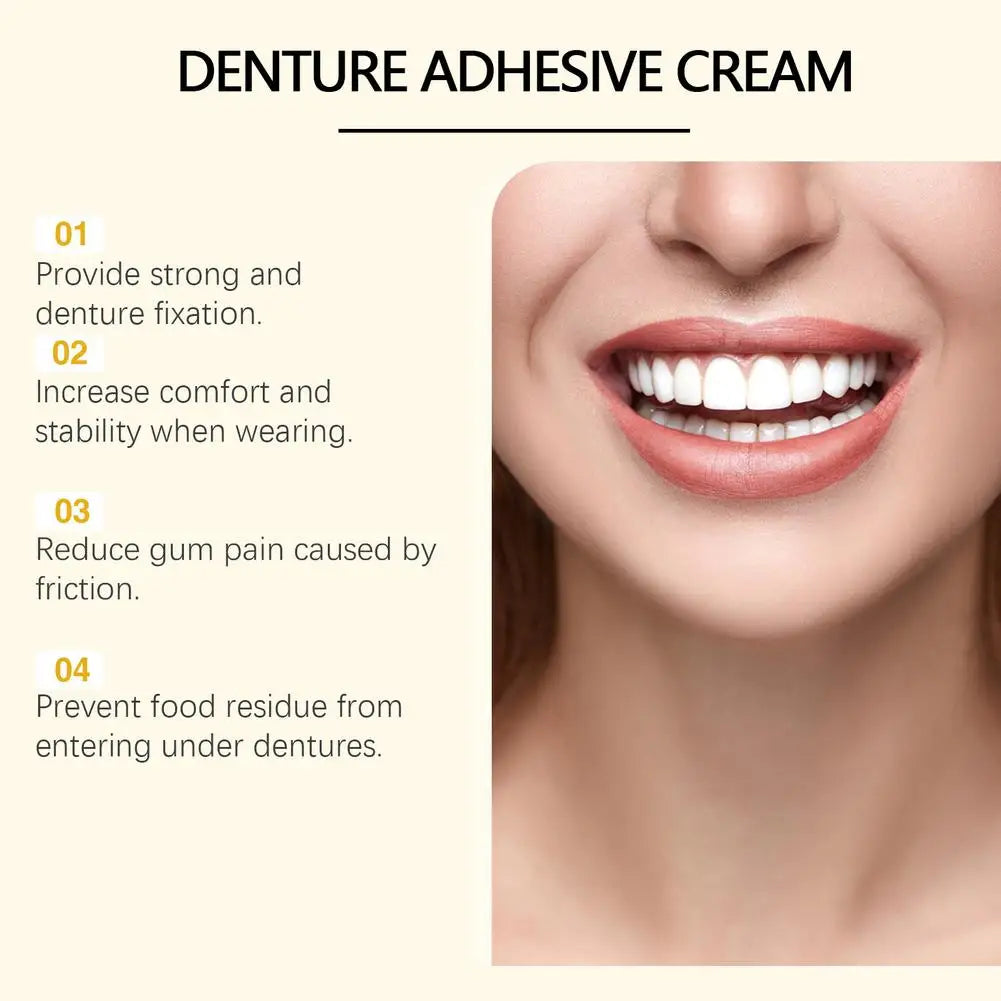 Comfort Denture Adhesive Denture Care Thermoplastic Secure Fixation Natural Fit Adhesive Fixed Denture Prevent Fake Teeth Loosen Oasis Select