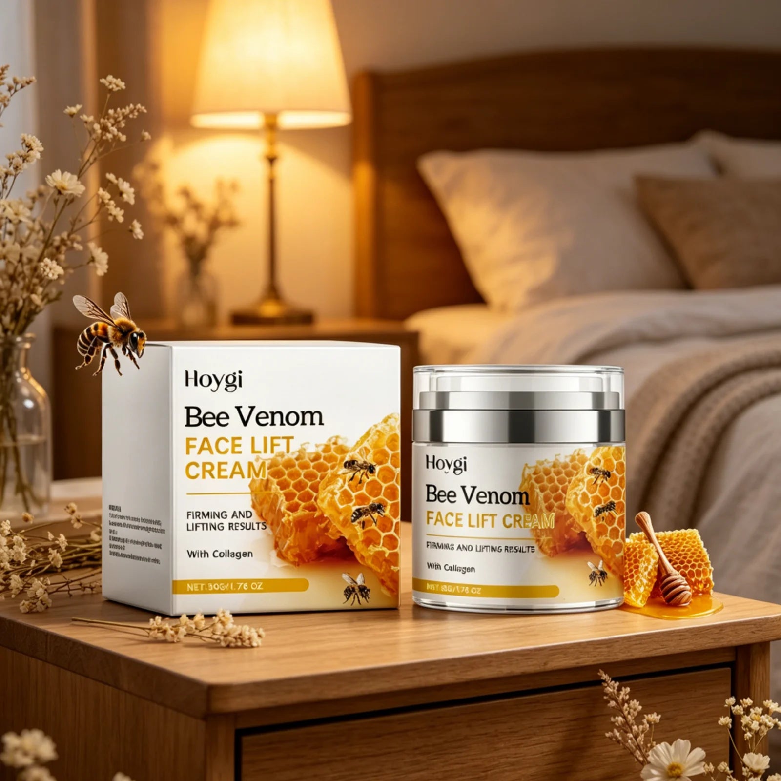 Hoygi Bee Venom Face Lift Cream – Anti-Aging Moisturizer 50g Anti-Aging Face Cream Oasis Select