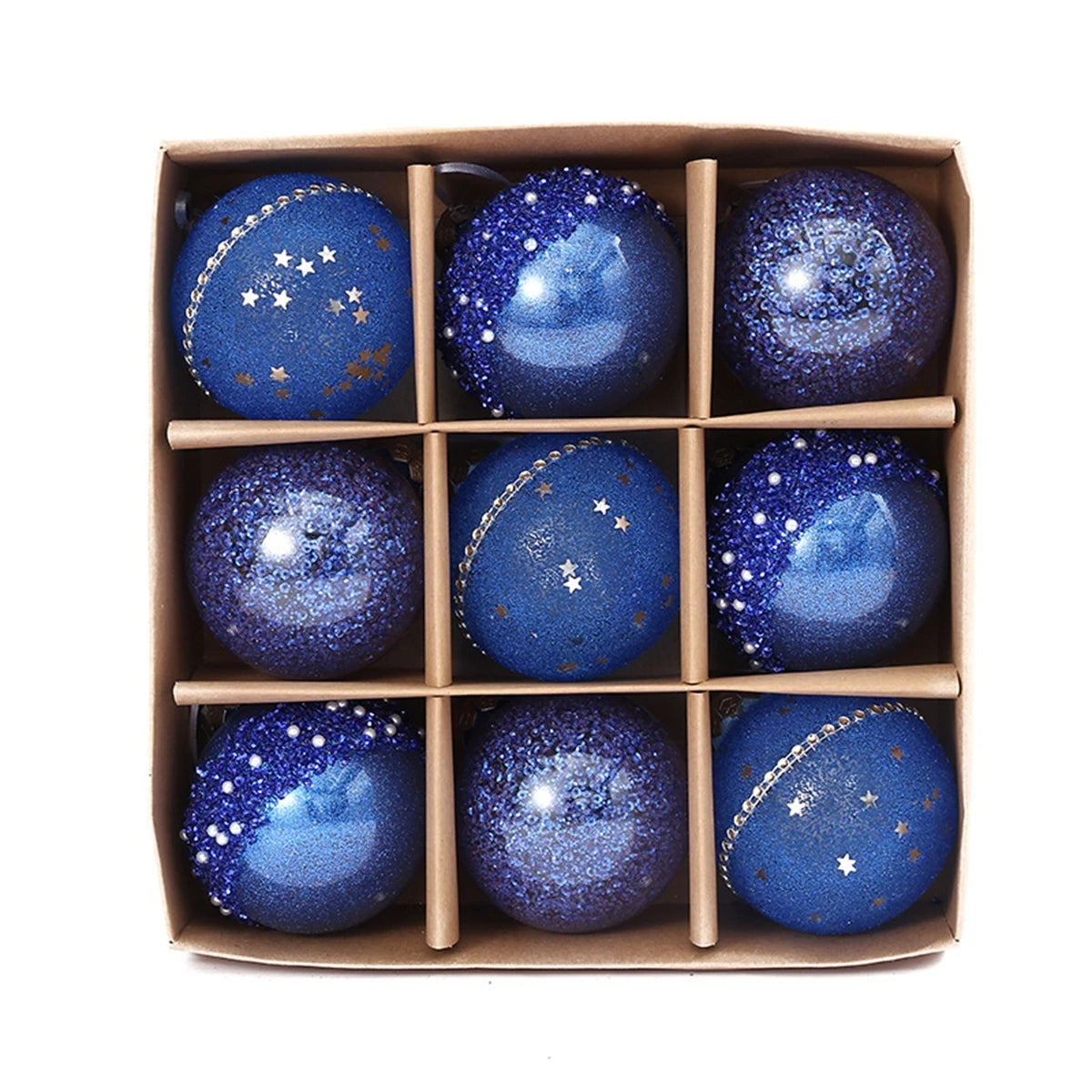 For Christmas Holiday Decor Christmas Balls Christmas Decoration Classic Style Easy To Hang Lightweight Design Oasis Select Blue China Mainland