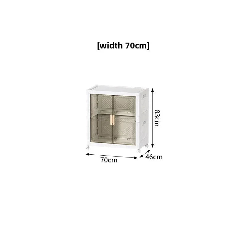 Multi-functional Wardrobe baby clothes storage box household large-capacity locker Oasis Select 70cmD