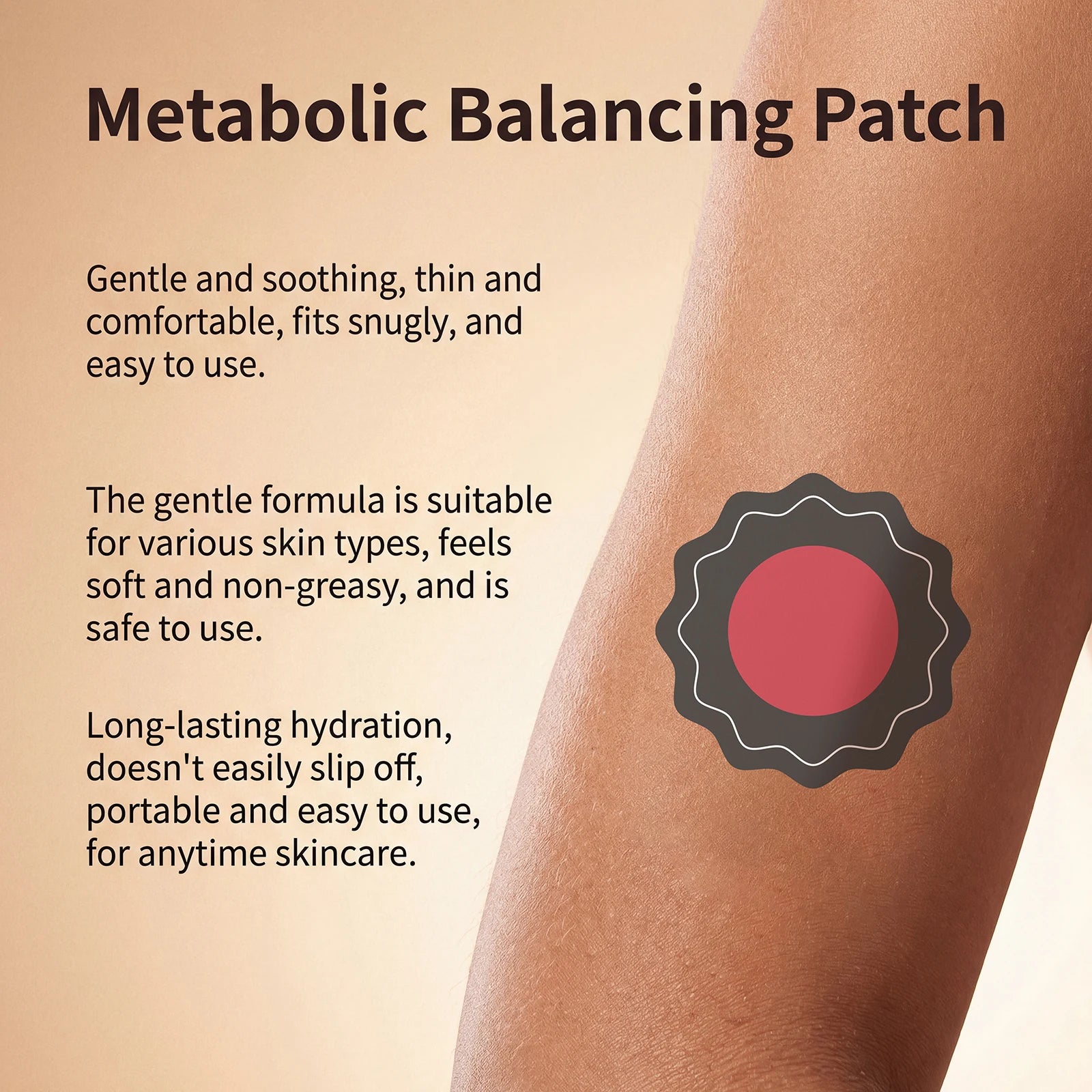 Body Care Patch Protects and Nourishes Skin Lightweight Moisturizing Highlights Body Contours Breathable Care Patches Oasis Select