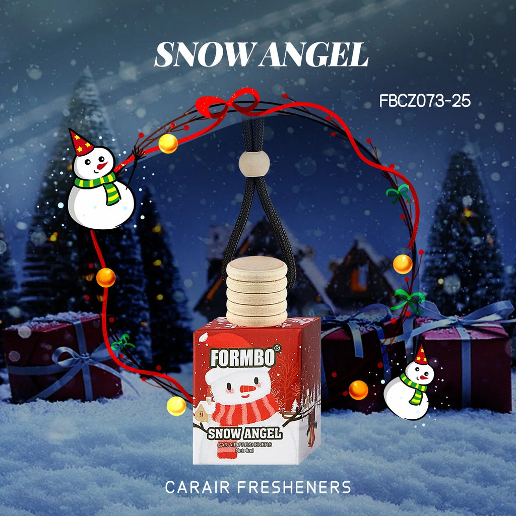 FORMBO Christmas Snowman Car Air Freshener – 4 Scents, 8ml Car Air Freshener Oasis Select 073 SNOW ANGEL
