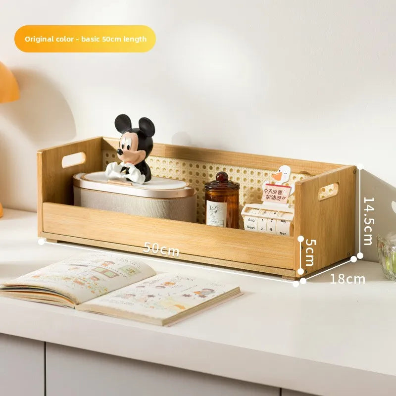 Storage basket Household imitation rattan woven storage box Grid cabinet Storage box Wardrobe Clothes sundries storage box Oasis Select Primary 50 small