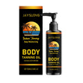Moisturizing Body Tanning Oil Intensifier Get a Faster Darker Sun Tan Sunless Skin Tanning Oil for Face Body Summer Self Tanner Oasis Select 100ml Boxed