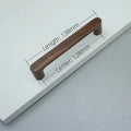 Nordic Wooden Cabinet Handle Cupboard Door Knob and Handle Kitchen Drawer Pulls Wardrobe Door Handles for Furniture Hardware