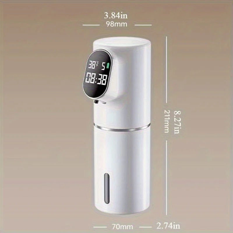 Automatic Foam Soap Dispenser LED Display | USB Wall & Desktop