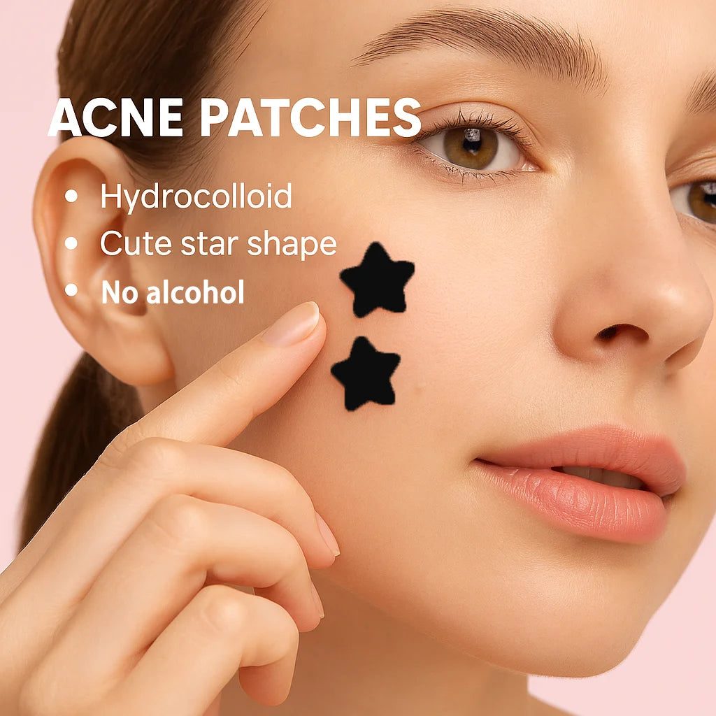 60 capsules/box of black star water-based gel acne mask, gentle on the skin, perfect for party decoration, mirror style Oasis Select