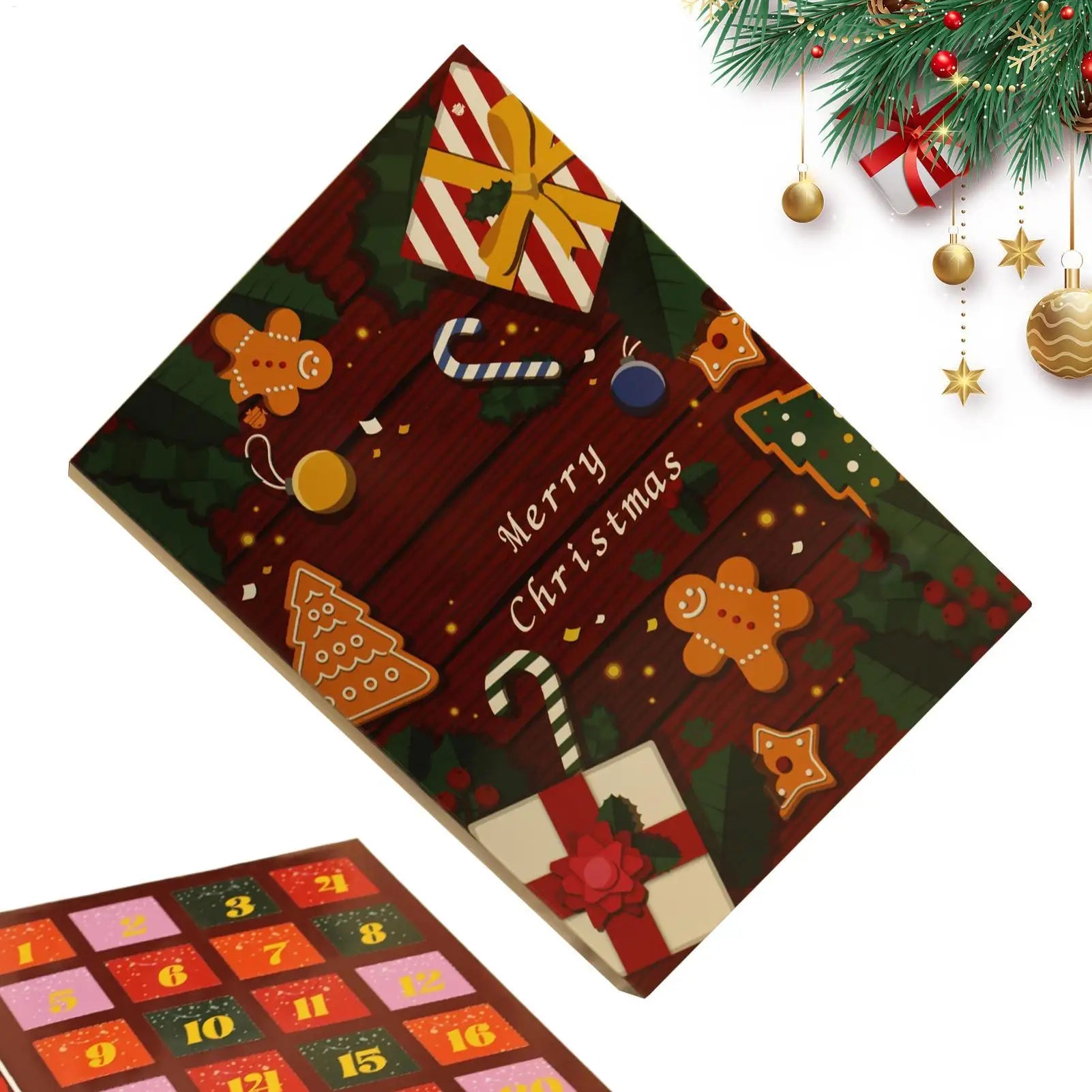 Christmas Advent Filling Box Fillable 24 Days Empty Kids Christmas Countdown Calendar for Birthdays Valentine's Day Children Men Oasis Select