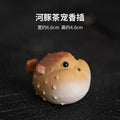 Pufferfish Tea Pet Incense Holder Ornament Tea Tray Tea Table Tea Ceremony Ceramic Tea Play Accessories Oasis Select Pet Incense Holder