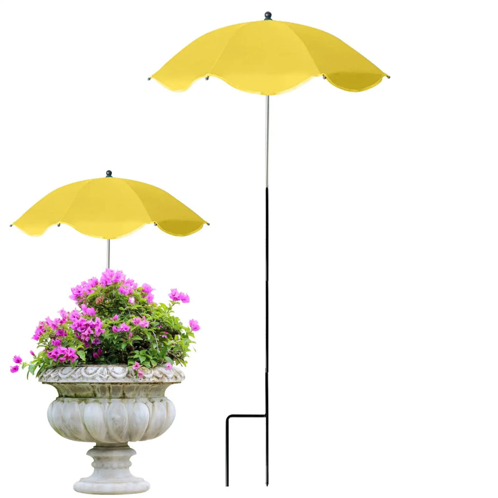 Plant Umbrellas for Outdoor Sun Protection Shade Cover UPF50 UV Protection Adjustable Portable Canopy Foldable Cover for Flowers Oasis Select
