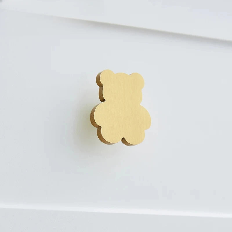 Brass Style Single Hole Gold Wardrobe Kitchen Cabinet Closet Dresser Drawer Knobs Oasis Select