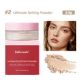 Setting Powder long-Lasting Matte Pink Finish Oil Control Makeup Fixation Removal Pore Modification Setting Cosmetics one size Oasis Select 2 nude