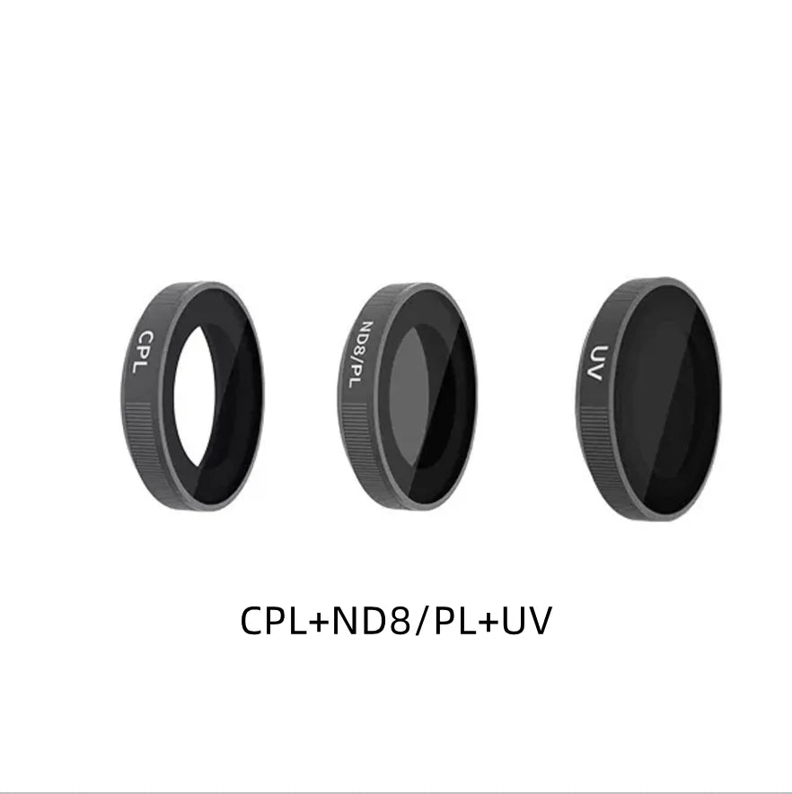 Insta360 GO 3S Filter Set – UV, CPL, ND8/16/32/64 Glass