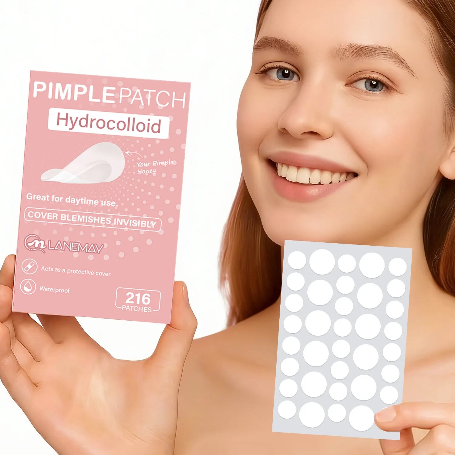 Hydrocolloid Acne Patches – 96-Count Invisible Spot Treatment Acne Spot Patches Oasis Select