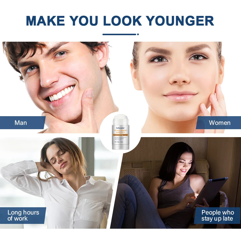 Retinol Firming Serum Stick Smooths Wrinkles Enhances Skin Elasticity Improves Overall Radiance Moisturizers Eye Neck Skincare Oasis Select