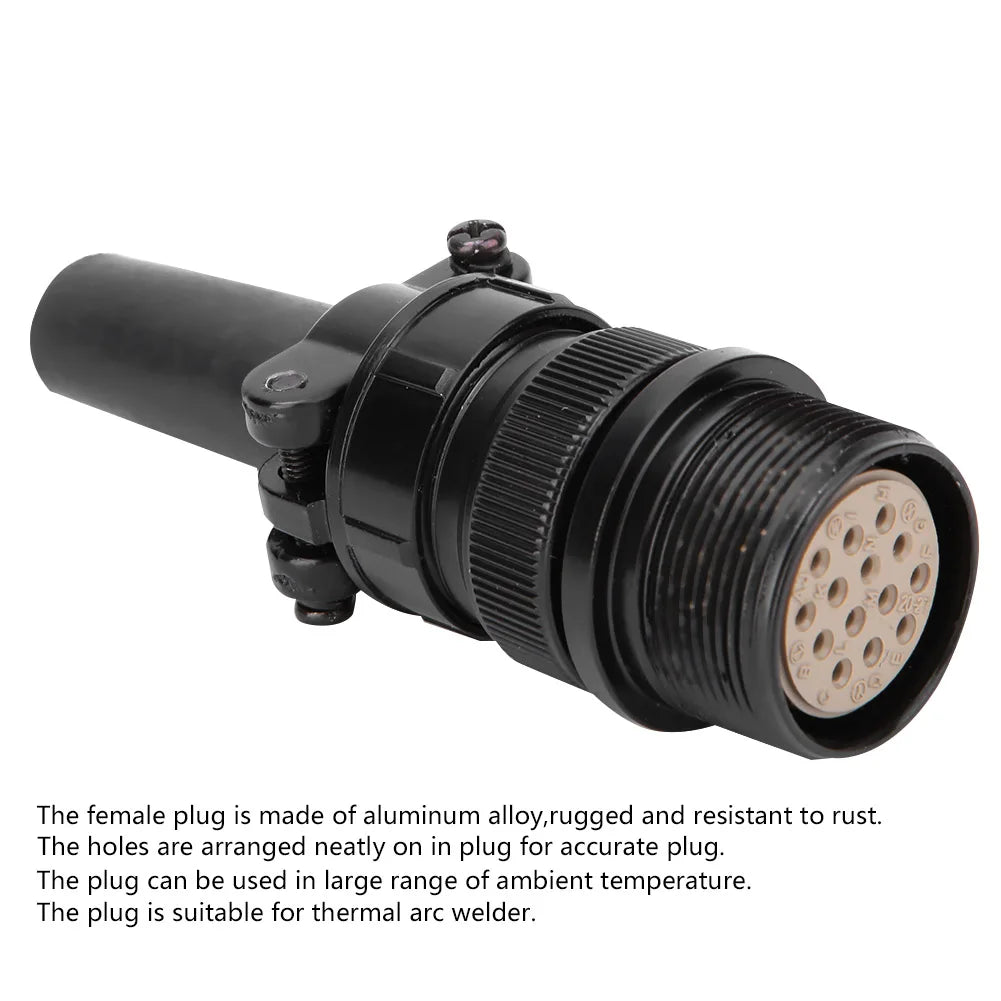 Aviation Plug 136960/ 152369 14 Pins Aviation Socket Cord Mounted Female Plug Fit for Thermal Arc Welder Oasis Select