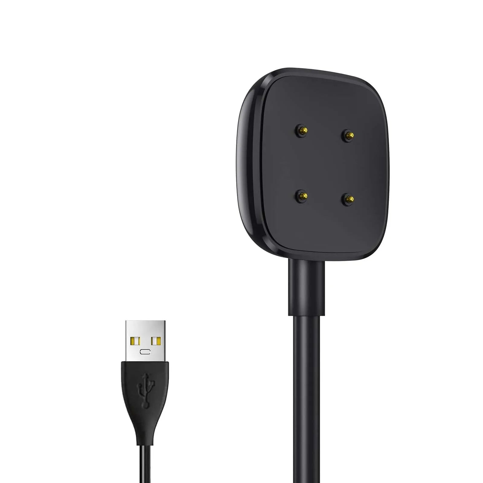 Charger for Fitbit Versa 4 / Sense/Versa 3 / Sense 2 Replacement Smart Watch Charger Dock Stand Charging Cable Oasis Select black