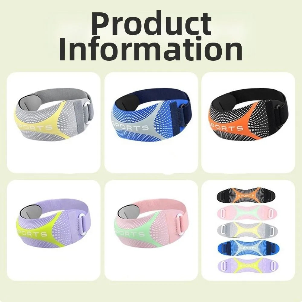 Shock Absorption Patella Belt Breathable Thickened Knee Protection Strap Sweat-Wicking Knee Protection Sport Knee Wrap Running Oasis Select
