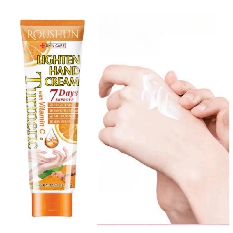 ROUSHUN Turmeric Vitamin C Hand Cream – Hydrating & Non-Greasy