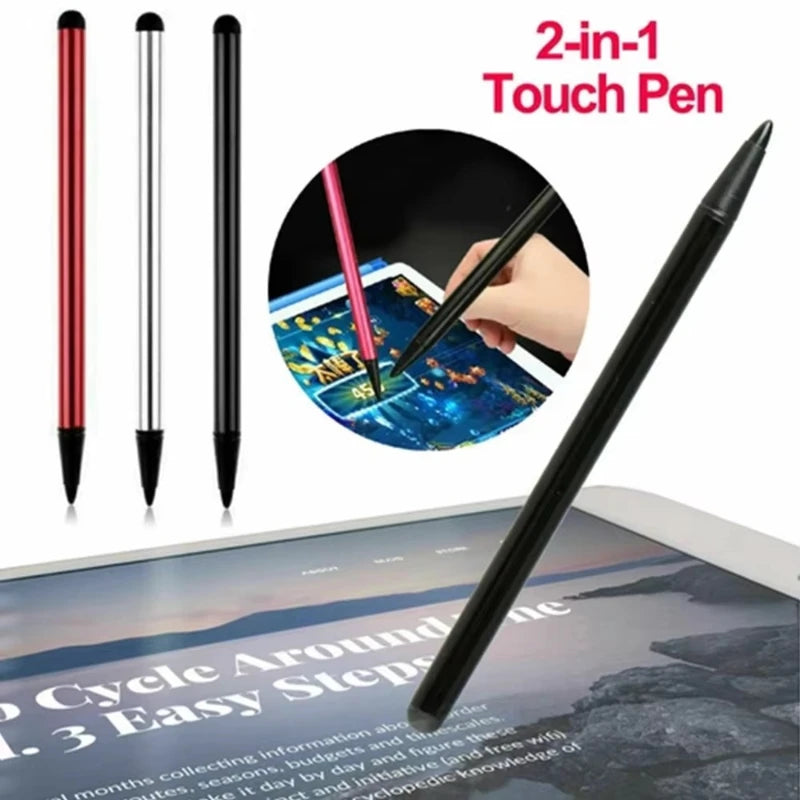 1/2/3/6pcs Universal Tablet Pen Phone Capacitive/Resistive Stylus Pen For Ipad Android All Touch Screens Rubber Stylus Pens Oasis Select