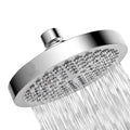 6-Inch Round Electroplated Shower Head Set with Extension Rod