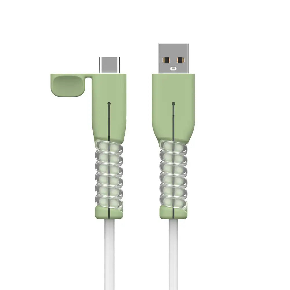 Silicone Type-C Cable Protector & Wire Winder | Multicolor Cable Protector Oasis Select 05