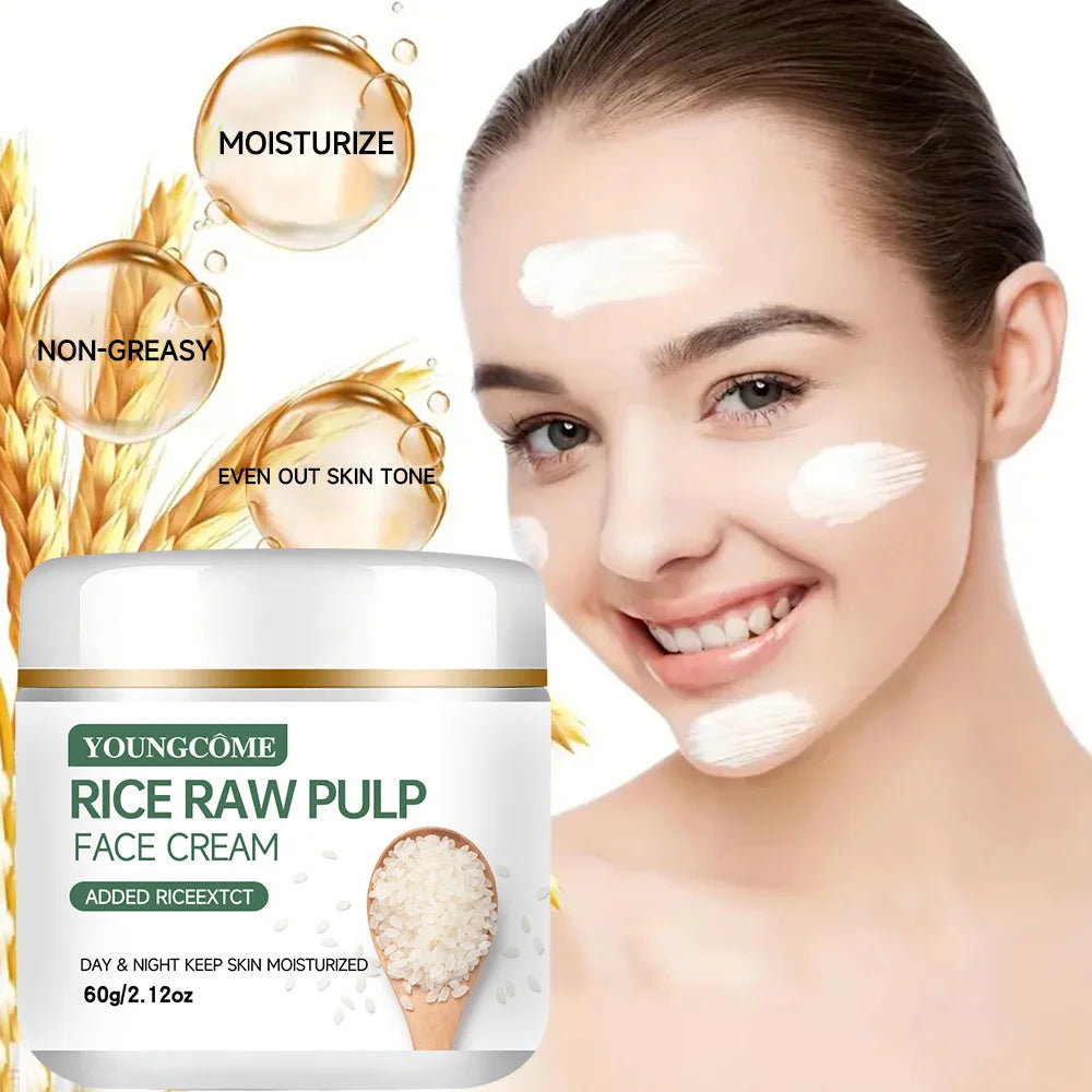 Rice Bran & Ceramide Face Cream – Brightening Moisturizer 60g
