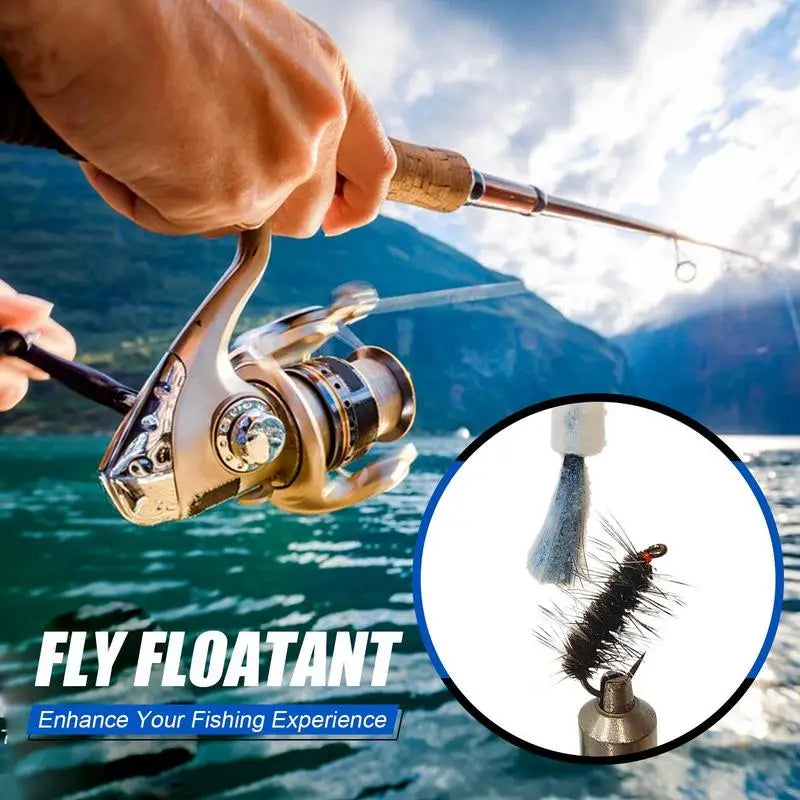 Dry Fly Floatant Powder Natural Hydrolyzable Extract Long Lasting Enhance Floating Effect Portable Fly Fishing Angling Tackle Oasis Select