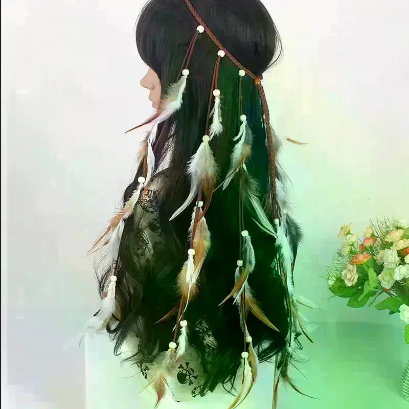 Elegant Feather Headband for Women & Girls | Party & Cosplay Feather Headband Oasis Select