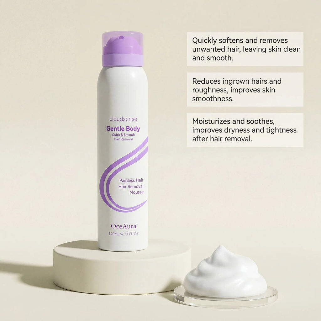 OceAura Painless Hair Removal Spray – Growth Inhibitor 140ml Depilatory Spray Oasis Select