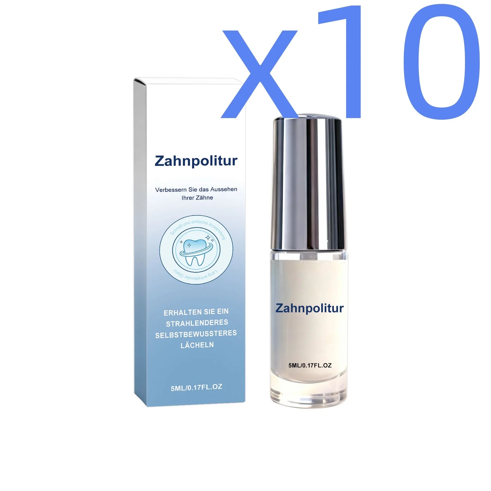 Xylitol Tooth Polish Instant Brighten Remove Stains Freshen Breath Lasting Shine Protect Enamel Wellness Easy Apply Teeth Paint Oasis Select 5ml Boxed X 10PCS