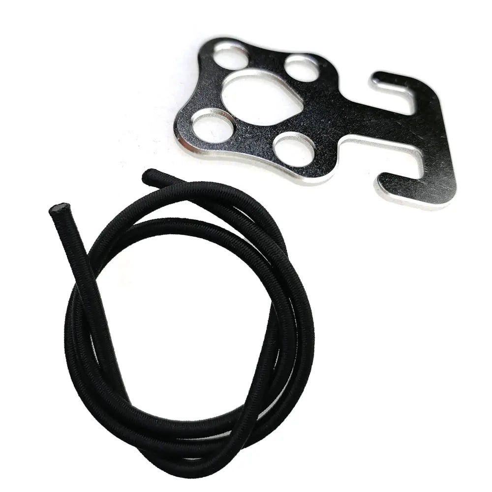 Scuba Diving Sidemount Bungee Tie Bungee Loops Sidemount Diving Plate Hook Hardware Backmount BCD Dry Suit Oasis Select