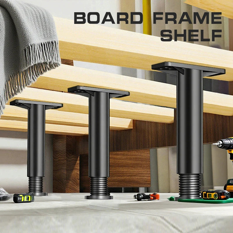 Beam Support Foot Telescopic Adjustable Bed Strengthened Plastic Furniture Feet Sofa Feet Bed Bottom Load-bearing Bracket Oasis Select