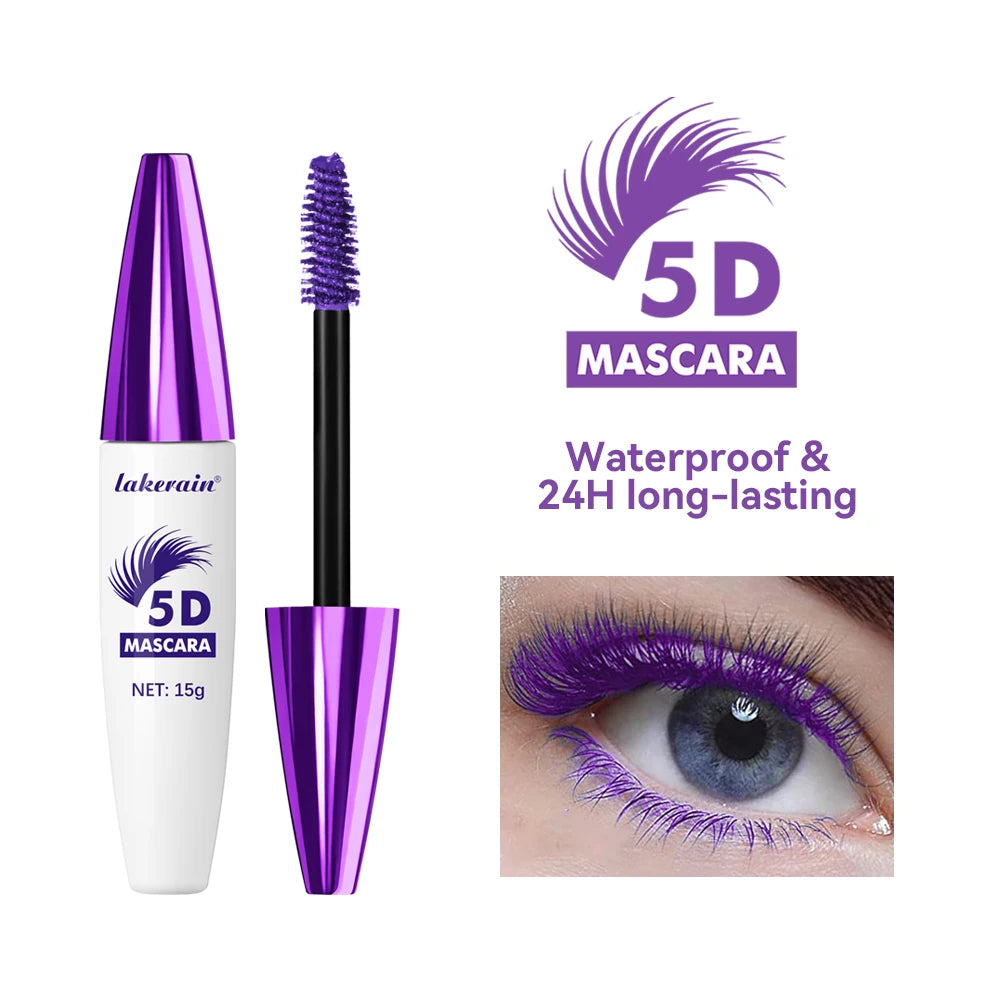 5d Mascara for All Eye Lash Mascara Waterproof Lengthening and Volume Cosmetics Makeup Woman Eyelash Black Brown Effect Extended Oasis Select