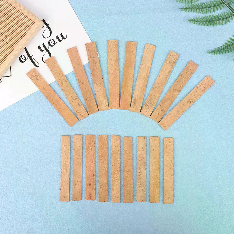 10Pcs Clarinet Cork Saxophones Clarinet Neck Cork Joint Sheets for Saxophones Musical Instruments Accessories Oasis Select