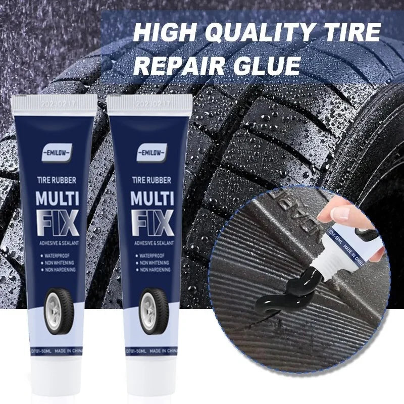 Universal Car Tire Repair Gel Tire Repair Gel Rubber Adhesive Not Corrosive Tire Scratches Cracks and Holes Repair Special Gel Oasis Select