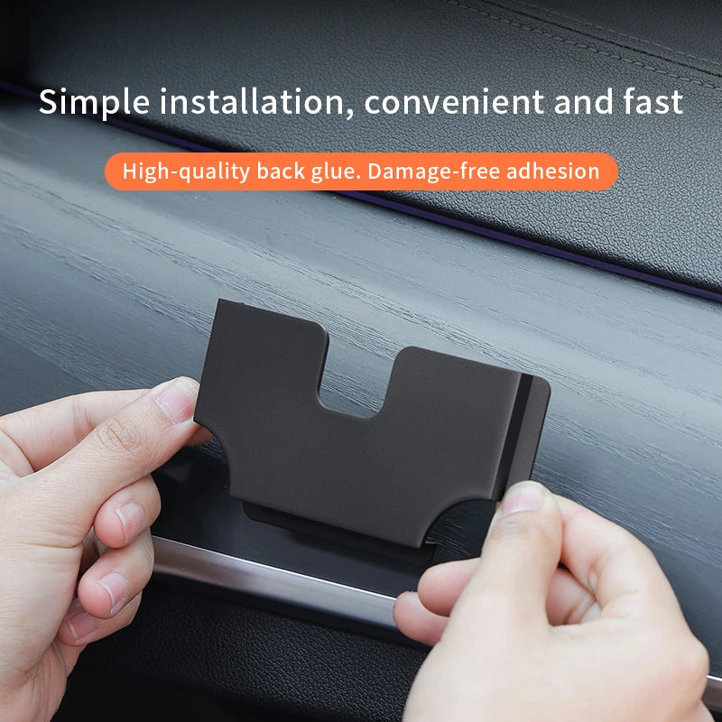 Car Card Holder – Self-Adhesive Dashboard Card Organizer