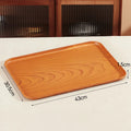 Plastic Tableware Fruit Household Buffet Plate Decorative Candy Trays Rectangular Dessert Dinner Plate for Home Supplies Oasis Select 43x30.5x1.5cm