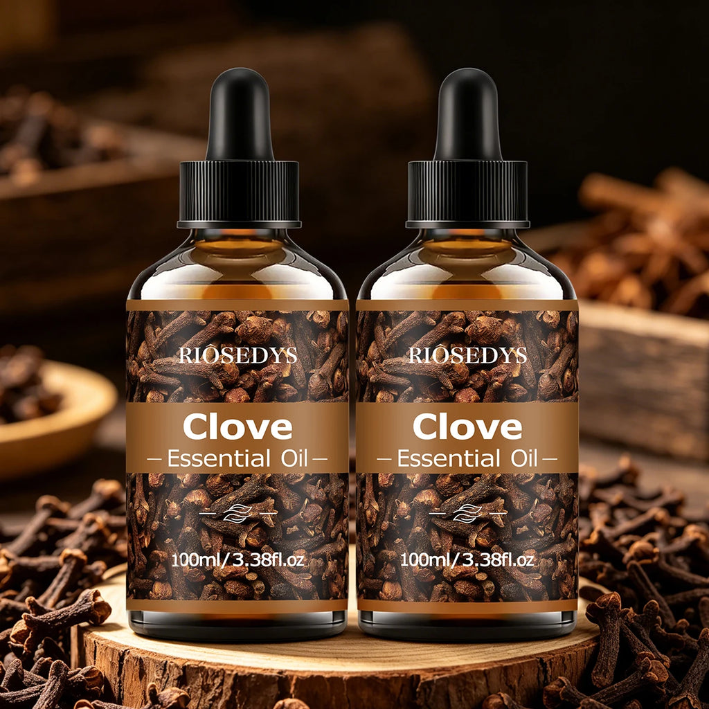 RIÔSEDYS 100ml Clove Essential Oil for Massage & Skincare