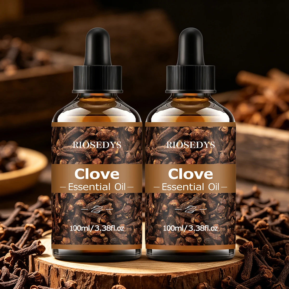 RIÔSEDYS 100ml Clove Essential Oil for Massage & Skincare