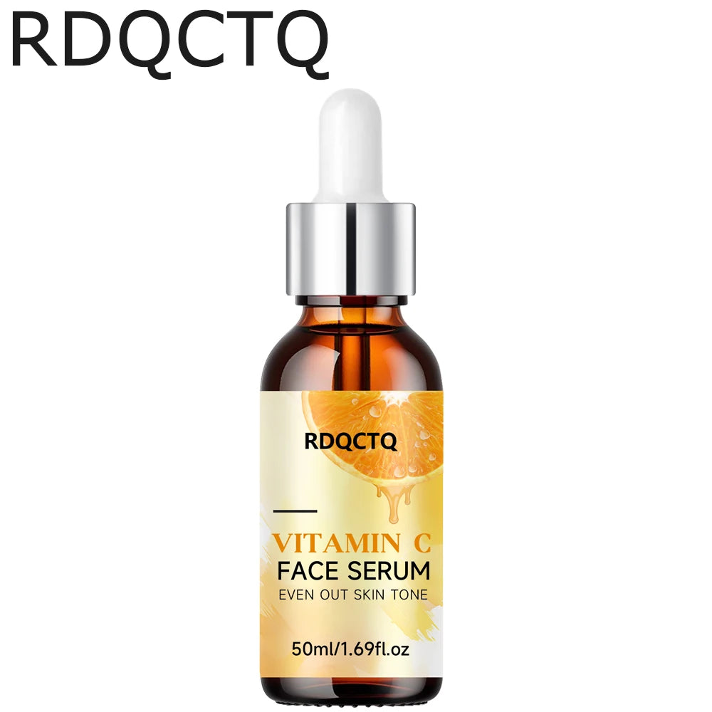 RDQCTQ Vitamin C Brightening Serum – Dark Spot Face Essence Vitamin C Face Serum Oasis Select