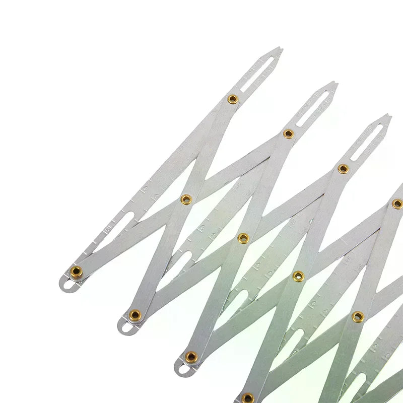Buttonhole Spacer Expanding Crafting Guide Rule Sewing Gauge Equidistant Measuring Marking Tool for Grommet Button Holes Oasis Select