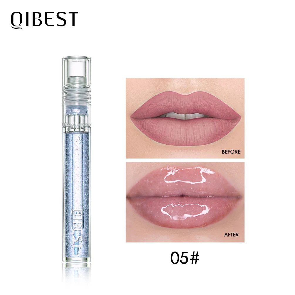 QIBEST Plumping Lip Gloss – Hydrating Long-Lasting Tint