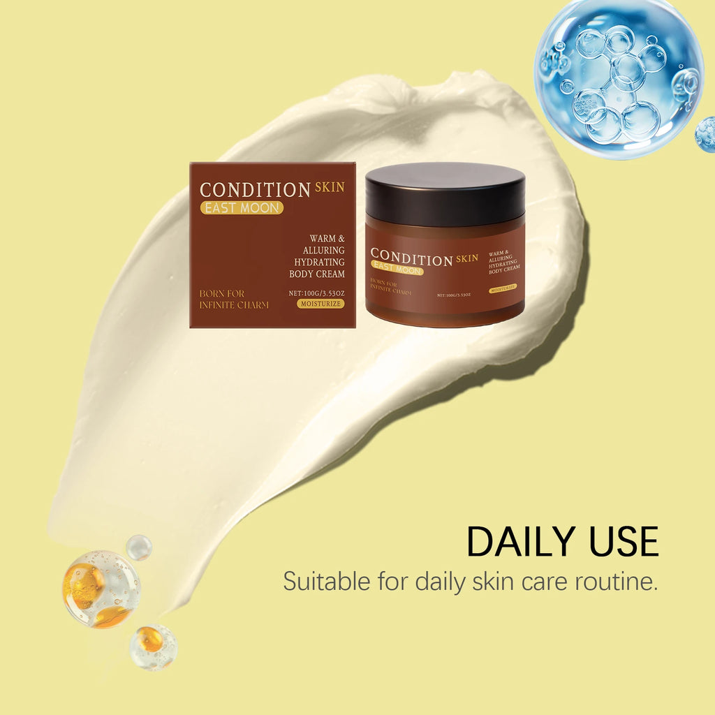 Men's Moisturizing Body Cream Reduce Dryness Nourishing Skin Anti Acne Long Lasting Hydrating Coconut Oil Body Oil for Men 100ml Oasis Select