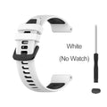 22mm Silicone Band for Garmin Forerunner 965/955/945/935 & Instinct Smartwatch Band Oasis Select WHITE