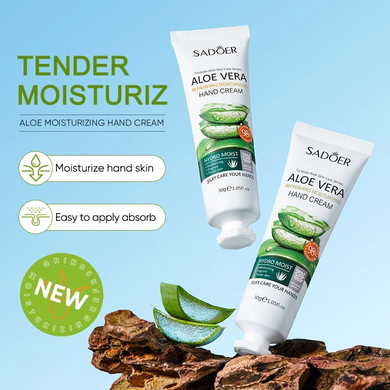 SADOER Aloe Hand Cream for Moisturizing Hydrating Hand Care 30g Oasis Select Default Title
