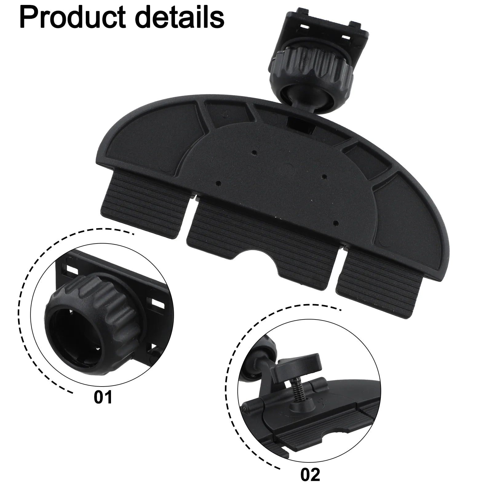 Adjustable CD Slot Car Mount for 7 10 Inch Displays with Integrated Bracket Adapter for In Car Display Monitors Oasis Select