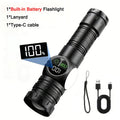 Mikenoon LED Tactical Flashlight | USB Rechargeable Waterproof
